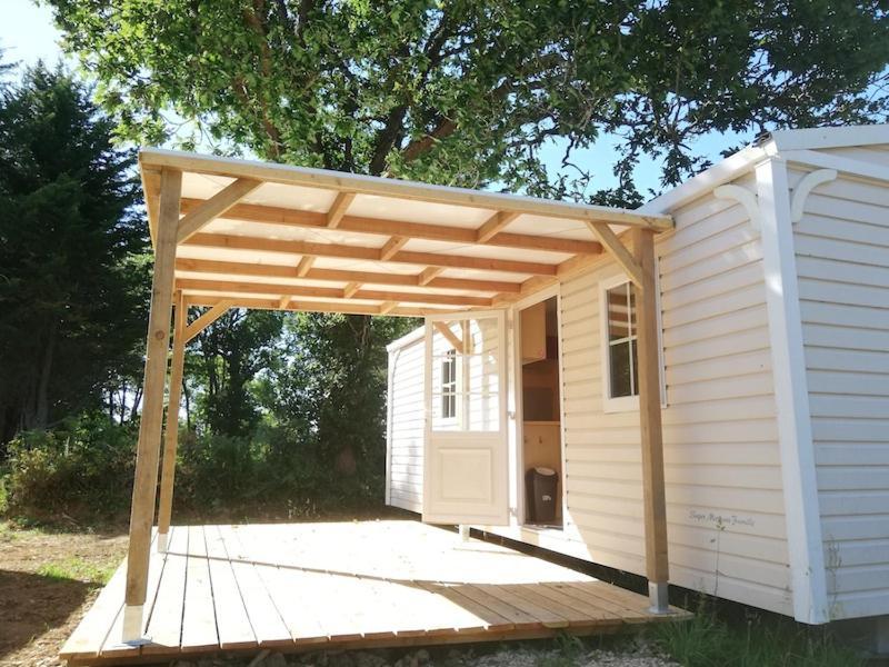 Hebergements Camping "Les Pieds Dans L'Eau" Crozon Exterior foto